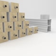 thumbnail image 6 of Ekena Millwork 38"H x 12'L Fiberthane Oxford Unassembled Balustrade Railing Kit, Style N (7 5/8" On-Center Spacing to Pass 4" Sphere Code), 6 of 6