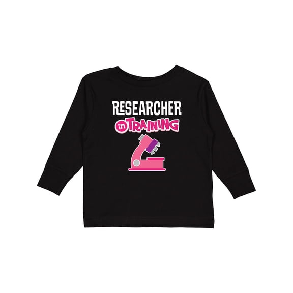 Inktastic Future Researcher In Training Scientist Boys or Girls Long Sleeve Toddler T-Shirt
