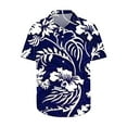 thumbnail image 3 of APEXFWDT Hawaiian Shirt for Men Big and Tall Short Sleeve Floral Button Down Shirt Tropical Hawaiian Shirts Casual Vacation Beach Shirt S-5XL, 3 of 5