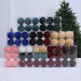 thumbnail image 1 of Bola Decorativa bolas navideñas de terciopelo flocadas para decorar el árbol, 6 cm, decoración colgante para las fiestas, color caqui Rkxzt, 1 of 8
