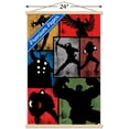 thumbnail image 3 of Marvel Comics - Avengers - Simplistic Grid Wall Poster with Wooden Magnetic Frame, 22.375" x 34", 3 of 3