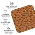 thumbnail image 3 of Pofeuu Dachshund And Ball Print Coasters for Drinks, 4Pack PU Leather Coasters, Bar Drink Coasters for Tabletop Protection, Furniture from Damage-Square, 3 of 6