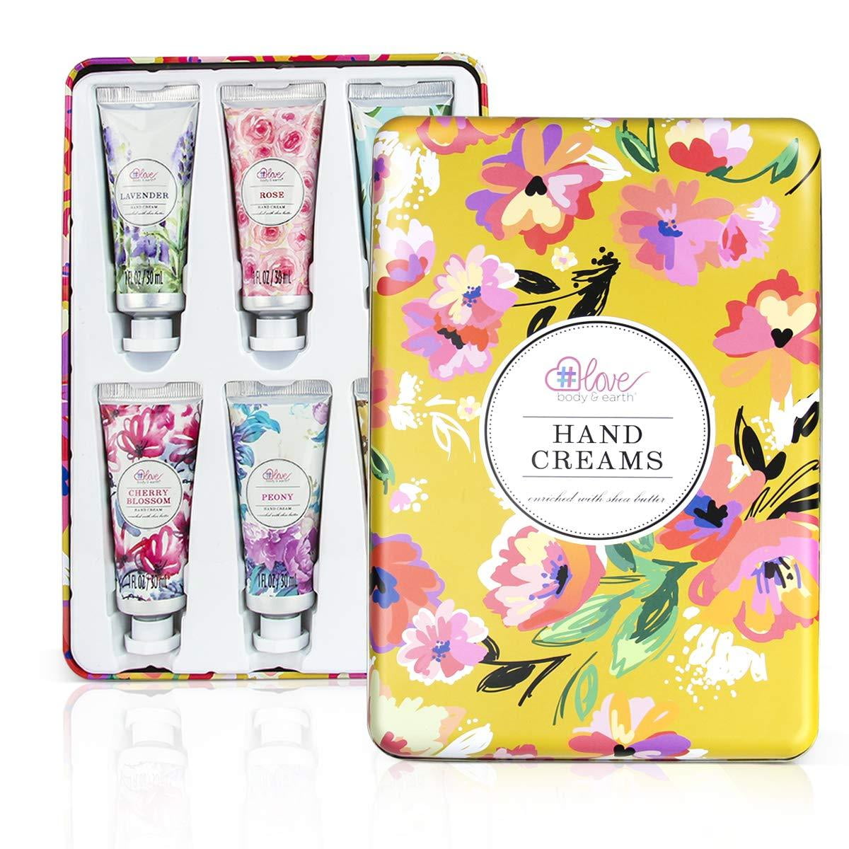 Hand Lotion Set - Pack of 6 Hand Cream Enriched with Shea Butter and Glycerin to Nourish and ...