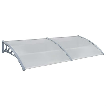 Casafoyer Door Canopy Gray 78.7"x39.4" PC