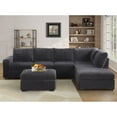 thumbnail image 5 of Kingway Oversized Corduroy  L Shaped Sectional Sofa Couch  For Living Room, 5 of 7