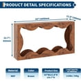 thumbnail image 1 of QinaQin 63 Inch Entryway Table, Console Table with Storage, Brown, 1 of 7