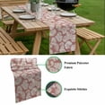 thumbnail image 5 of Ocean Conch Table Runner - 36 Inch Long, Kitchen Dining Table Runner Dresser Scarves, Coastal Red-brown Shell Summer Beach Farmhouse Decor for Coffee Tables Wedding Party Banquet, 5 of 8