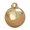 S1 Golden Ball Large, variant on Puffy Heart Pendant Heart Bead Charms Solid-Ball Pendant Jewelry Making Supplies