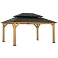 thumbnail image 2 of Sunjoy Replacement Mosquito Netting Panles,Waterproof 4-Panel Screen Walls for 12 x 16 ft  Gazebo, Patio & Backyard Protection, 2 of 5
