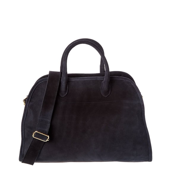 Isabella Rossetti Phoebe Suede Tote, Blue