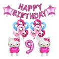 thumbnail image 1 of Decoraciones de fiesta de Hello Kitty para niñas, vasos, platos, fiesta familiar de Año Nuevo, globos de gatito rosa, favores de Baby Shower, suministros de cumpleaños, 1 of 4