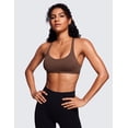 thumbnail image 2 of CRZ YOGA Womens Strappy Sports Bra - Criss Cross Back Padded Medium Support Wireless Gym Cami Workout Yoga, 2 of 4