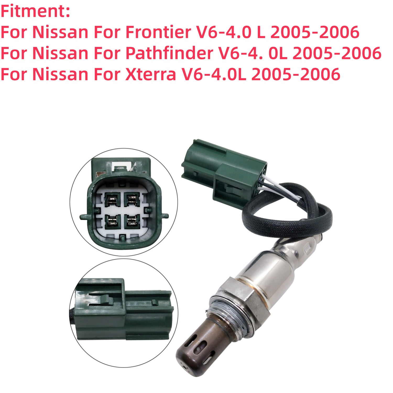 Maxfavor 4Pcs O2 Oxygen Sensor for Nissan Frontier Pathfinder Xterra 2005 2006 Upstream Downstream