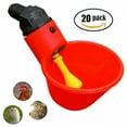 thumbnail image 2 of Amerteer 20PCS Poultry Drinking Watering Cups for Chicken/Quail Water Cups Drinker Automatic Farm, 2 of 9