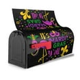 thumbnail image 3 of Balery Mardi Gras with Flamingo Mailbox Cover - Standard Size-25.5x21 in, 3 of 9