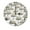 FFclock023, variant on ZXCXRQFa Round Desk Clocks, Halloween Pumpkin Wall Clocks for Living Room Decor,Kitchen Clocks Wall Battery Operated - 10 Inch Round Bathroom Wall Clock Silent Non-Ticking
