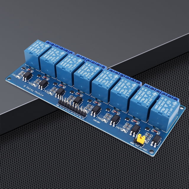 Tablero de relé de 5V 12V 24V 1 2 4 6 8 componentes electrónicos del tablero de relé de potencia de canal