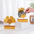 thumbnail image 2 of Toystoory Ginkgo Leaf Holder Golden Stand Delicado Adorno de Escritorio Hierro Soporte con Ceniza para Dormitorio Decoración del hogar Hoja doble Toystoory HA026082-02, 2 of 5