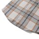 thumbnail image 4 of Camisas Para Hombre Manga Larga Camisa de solapa de manga larga a cuadros holgada a la moda cómoda para hombre (White, S), 4 of 7