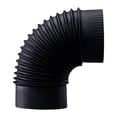 thumbnail image 1 of Codo de estufa de 90 degree Accesorio de montaje sencillo Accesorio de codo de chimenea negro Identificación 153 cm, 1 of 8