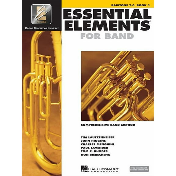 Essential Elements for Band - Baritone T.C. Book 1 with Eei (Book/Online Audio), (Paperback)