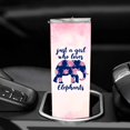 thumbnail image 6 of 20oz Elephant Skinny Tumbler Gifts for Women Elephant aur Lovers Animal Birthday Gifts for Pink Tumbler with Straw Travel Mug Gift to Mom Daughter Girl, 6 of 6