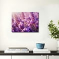 thumbnail image 5 of Chilfamy Art Modern Canvas Prints of Lavender Flowers for Wall Decor, Ready to Hang Home Art with Elegant Design for Bathroom, Living Room, Bedroom, and More 20x16in, 5 of 6