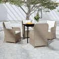 thumbnail image 1 of vidaXL 5 Piece Garden Dining Set Brown, 1 of 5