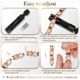 thumbnail image 2 of Wollet Heart Copper Magnetic Bracelets Jewelry Set for Women, 2 of 4