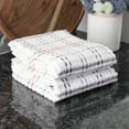 thumbnail image 6 of RITZ Royale Collection 100% Combed Terry Cotton, Oversized Kitchen Towel Set, 2-Pack, Check, Mocha, 6 of 6