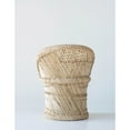 thumbnail image 6 of Creative Co-Op Handwoven Bamboo and Rope Chair, Tan, 6 of 6