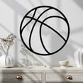 thumbnail image 4 of Clearance Items!Etsjal Sports Room Decor For Boys Metal Modern Soccer Wall Art Decor Black Basketball Hanging Room Decorations For Kids Boy Sports Playroom Bedroom Nursery, 4 of 9