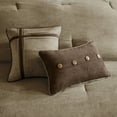 thumbnail image 6 of GDF Studio 7 Piece Faux Suede Queen Comforter Set with Pillows, Lodge Cabin Design, Brown, 6 of 12