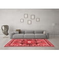 thumbnail image 3 of Ahgly Company Indoor Rectangle Medallion Red Traditional Area Rugs, 8' x 10', 3 of 4
