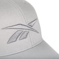 thumbnail image 3 of Gorra de Béisbol Reebok Vector Snapback de 6 Paneles Gris para Adultos, 3 of 5