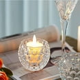 thumbnail image 6 of YOHAVEN Pumpkin Glass Candle Holder,Mini Glass Candlestick for Table Centerpieces Holiday Party Decor,Clear Pumpkin Candle Lamp for Bar Candlelight Dinner Wedding Home, 6 of 7