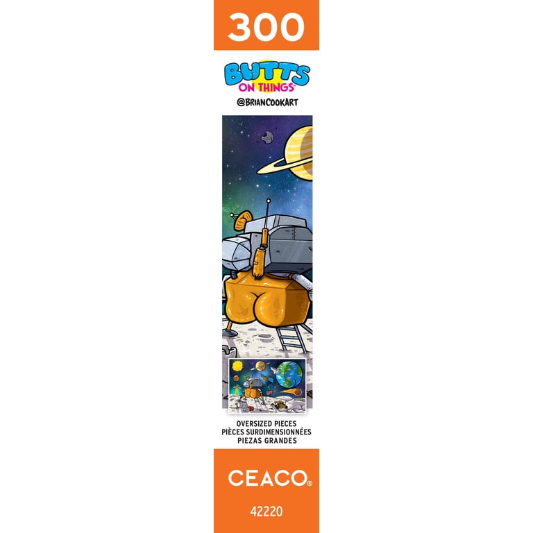 Ceaco Brian Cook Butts in Spacee 300-Piece Interlocking Jigsaw