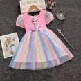 thumbnail image 1 of Vestidos de princesa para niñas con mangas voladoras Ropa para niños Frozen Elsa Vestidos de fiesta para bebés Niños Rh Vestido de verano zhangmengya unisex, 1 of 2