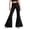 @@-Black101, variant on Little Girls Sequin Print Flare Pants Stage Performance Dance Pants, Sizes 5-6