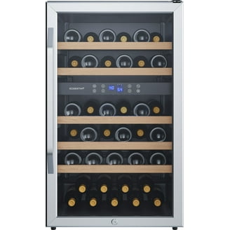 Edgestar Cwr462dz Dual Zone Wine Refrigerator, Stainless Steel