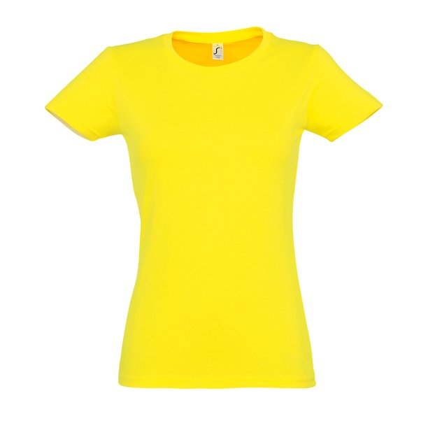 SOLS - Camiseta de manga corta Imperial para mujer (Limón)