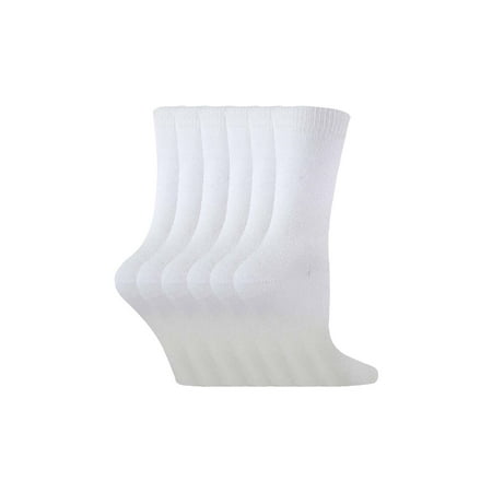 

6 Pairs Kids Boys Girls Mid Calf Solid Color Casual Cotton Dress Socks