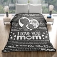 thumbnail image 2 of LHSHID Mom Gifts Birthday Gifts for Mom Blankets Gift Blanket Flannel Soft and Comfortable Anti static Bed Sofa Blanket 50x60in, 2 of 5