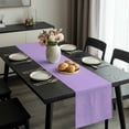 thumbnail image 2 of Purple Table Runner 60 Inches Long, Modern Pure Lavender Purple Kitchen Coffee Dining Table Decoration for Home Party Birthday Wedding Home Decor 13x60 Inches, 2 of 8