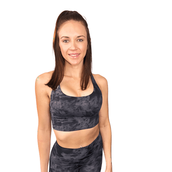 Imperial Graphite Marble Sports Bra