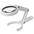 thumbnail image 1 of 1 Pcs 8 LED Lamp Table Lamp Magnifying Glass with Reading Clip, 1 of 5