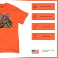 thumbnail image 4 of Tee Hunt Dean Russo Cute Cat T-Shirt First We Steal Your Heart Pet Men's Tee, Orange, XX-Large, 4 of 5