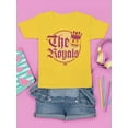 thumbnail image 3 of The Royals - Retro Gothic Crown Emoji Graphic Youth's T-shirt, 3 of 4