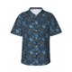 thumbnail image 1 of Fotbe Winter Blue Forest Deer Camisa Hawaiana para Hombre Unisex – Camisa Casual de Verano con Botones de Manga Corta de Algodón y Lino,Medium, 1 of 7