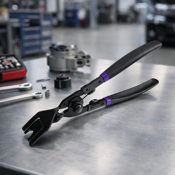 Accesorios para herramientas de clips de paneles automotrices Herramienta de pasadores de empuje automotrices de alta resistencia Mango amarillo azul
